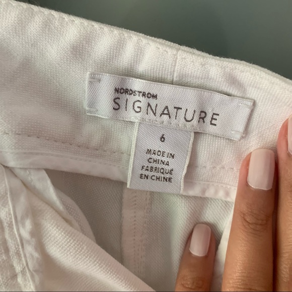 White Linen Pants - Picture 3 of 6